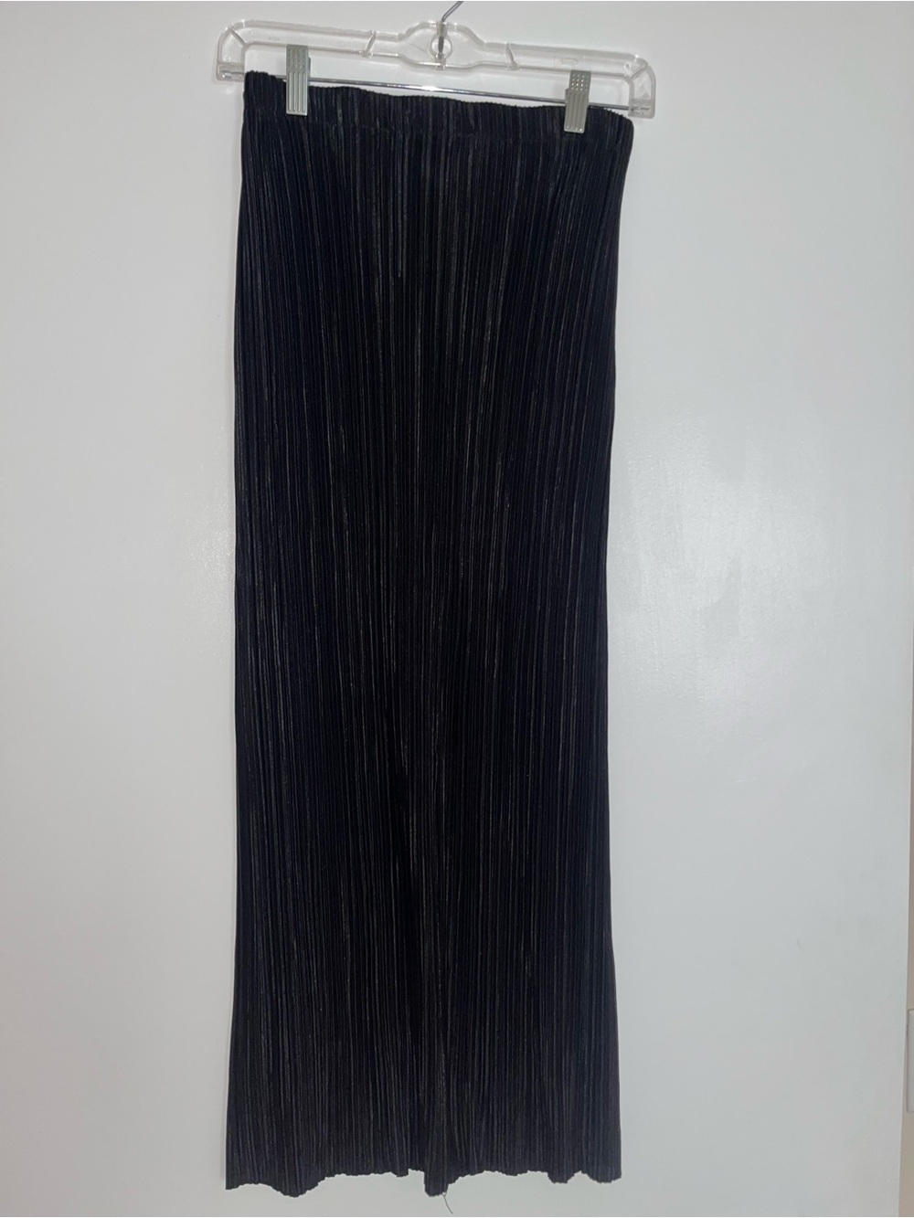 ASOS Black Pleated Maxi Skirt